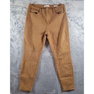 Judy Blue Jeans Womens 15/32‎ Brown Stretch Slim Fit Woodland High Rise